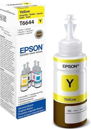 Inkoustová náplň Epson T6644, 70ml originální - žlutý (C13T66444A10)