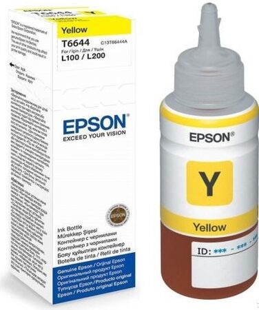 Inkoustová náplň Epson T6644, 70ml originální - žlutý (C13T66444A10)