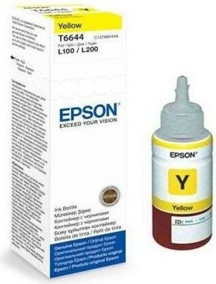 Inkoustová náplň Epson T6644, 70ml originální - žlutý (C13T66444A10)