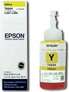 Inkoustová náplň Epson T6644, 70ml originální - žlutý (C13T66444A10)