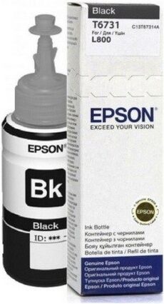 Inkoustová náplň Epson T6731, 70ml originální - černý (C13T67314A10)