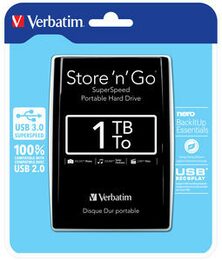 HDD ext. 2,5'' Verbatim Store 'n' Go 1TB - černý (53023)