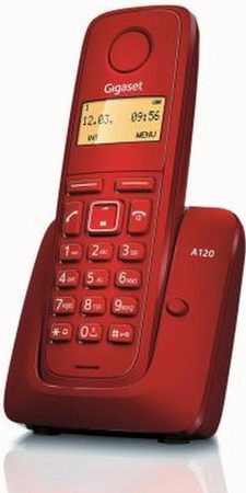 Domácí telefon Siemens Gigaset A120 - červený