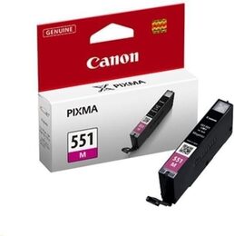 Inkoustová náplň Canon CLI-551 M, 298 stran originální - červená (6510B001)