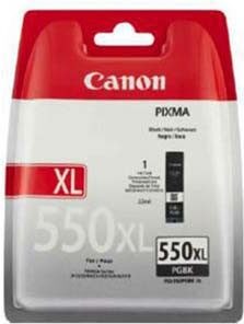 Inkoustová náplň Canon PGI-550XL PGBK, 500 stran originální - černá (6431B001)
