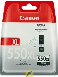 Inkoustová náplň Canon PGI-550XL PGBK, 500 stran originální - černá (6431B001)