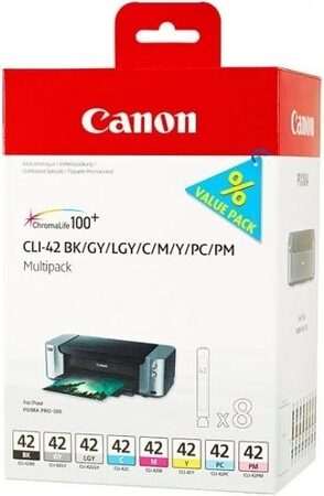 Inkoustová náplň Canon CLI-42 Multi Pack, 169 stran, CMYK