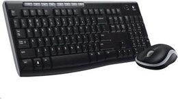 Klávesnice s myší Logitech Wireless Combo MK270, CZ  - černá (920004527)