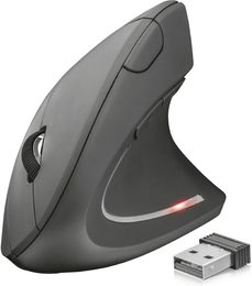Myš Trust MaxTrack Wireless / optická / 6 tlačítek / 1000dpi - černá/stříbrná