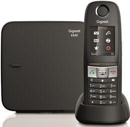 Domácí telefon Siemens Gigaset E630 - černý (GIGASETE630)