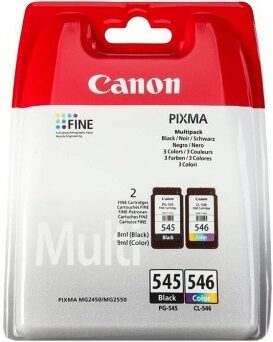 Inkoustová náplň Canon CL-546, 180 stran originální - červená/modrá/žlutá (8289B001)