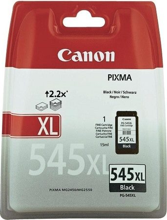 Inkoustová náplň Canon PG-545XL, 400 stran, originální - černá (8286B001)