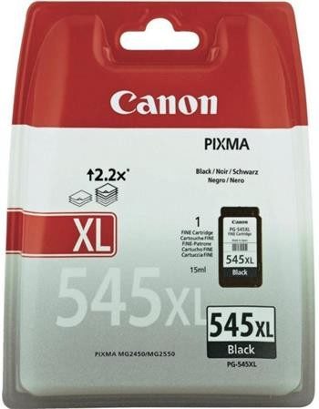 Inkoustová náplň Canon PG-545XL, 400 stran, originální - černá (8286B001)