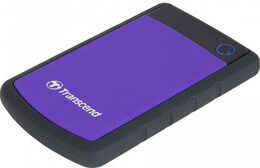 HDD ext. 2,5'' Transcend StoreJet 25H3P 2TB, USB 3.0 (3.1 Gen 1) - černý/fialový (TS2TSJ25H3P)
