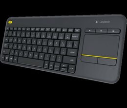 Klávesnice Logitech Wireless Keyboard K400 Plus, CZ/SK - černá (920007151)