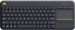 Klávesnice Logitech Wireless Keyboard K400 Plus, CZ/SK - černá (920007151)