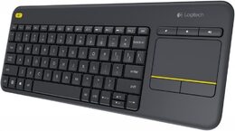 Klávesnice Logitech Wireless Keyboard K400 Plus, CZ/SK - černá (920007151)