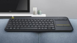 Klávesnice Logitech Wireless Keyboard K400 Plus, CZ/SK - černá (920007151)