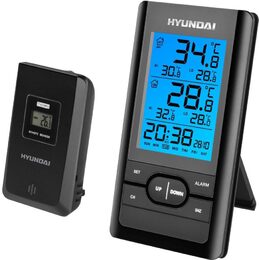 Meteostanice Hyundai WS 1070, černá barva (WS1070B)