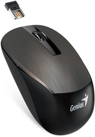 Myš Genius NX-7015  / optická / 3 tlačítka / 1600dpi - čokoládová (31030119102)