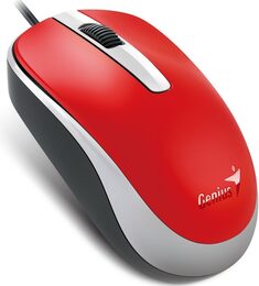 Myš Genius DX-120 / optická / 3 tlačítka / 1200dpi - červená (31010105109)