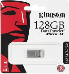 Flash USB Kingston DataTraveler Micro 3.1 128GB USB 3.1 - kovový