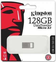 Flash USB Kingston DataTraveler Micro 3.1 128GB USB 3.1 - kovový