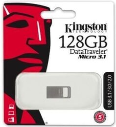 Flash USB Kingston DataTraveler Micro 3.1 128GB USB 3.1 - kovový