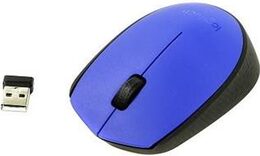 Myš Logitech Wireless Mouse M171 / optická / 2 tlačítka / 1000dpi - modrá (910004640)