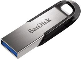 Flash USB Sandisk Ultra Flair 16GB USB 3.0 - černý/stříbrný