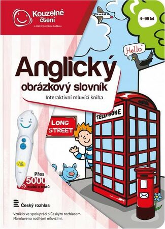 Kouzelné čtení ALBI Kniha Anglický obrázkový slovník (81491)