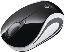 Myš Logitech Wireless Mini Mouse M187 / optická / 2 tlačítka / 1000dpi - černá (910002731)