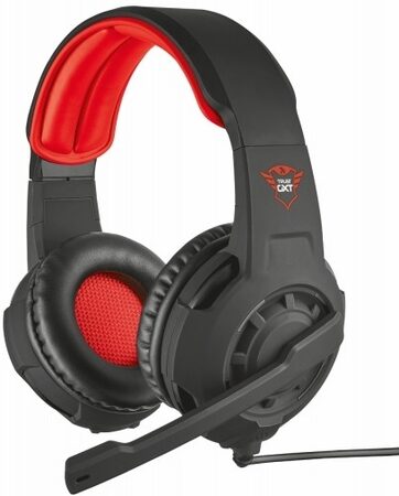 Headset Trust GXT Gaming 310 Radius - černá/červená (21187)