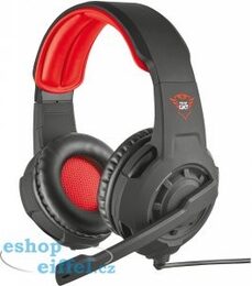 Headset Trust GXT Gaming 310 Radius - černá/červená (21187)