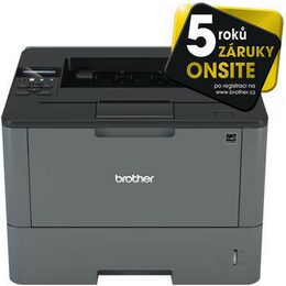 Tiskárna laserová Brother HL-L5200DW A4, 40str./min, 1200 x 1200, 256 MB, WF, USB