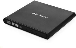 Externí DVD vypalovačka Verbatim CD/DVD Slimline USB 2.0 + Nero