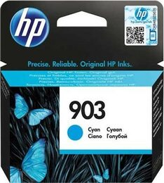 Inkoustová náplň HP 903, 315 stran - azurová originální (T6L87AE)