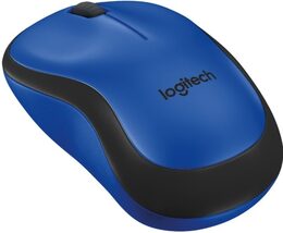 Myš Logitech Wireless Mouse M220 Silent / optická / 3 tlačítka / 1000dpi - modrá (910004879)
