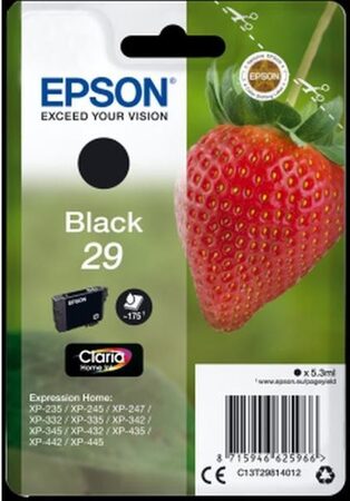 Inkoustová náplň Epson 29, 175 stran - černá