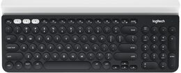 Klávesnice Logitech Wireless Keyboard K780 US - šedá/bílá (920008042)