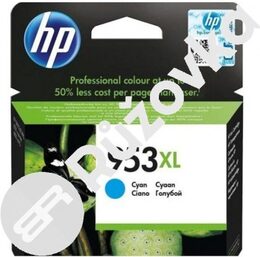 Inkoustová náplň HP 953XL 1600 stran - azurová originální (F6U16AE)