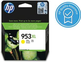 Inkoustová náplň HP 953XL 1600 stran - žlutá originální (F6U18AE)