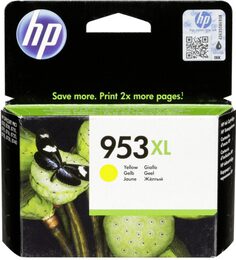 Inkoustová náplň HP 953XL 1600 stran - žlutá originální (F6U18AE)