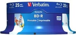 Disk Verbatim BD-R SL 25GB, 6x, 25-cake