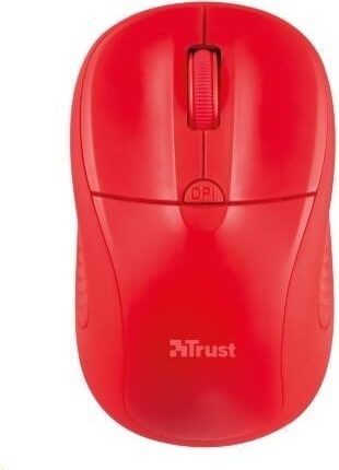 Myš Trust Primo Wireless / optická / 4 tlačítka / 1600dpi - červená (20787)
