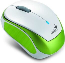 Myš Genius Micro Traveler 9000R V3 / optická / 3 tlačítka / 1200dpi - bílá/zelená