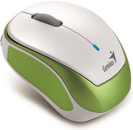 Myš Genius Micro Traveler 9000R V3 / optická / 3 tlačítka / 1200dpi - bílá/zelená