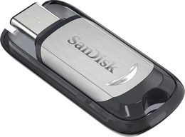Flash USB Sandisk Ultra 64GB USB-C - černý/stříbrný