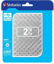 HDD ext. 2,5" Verbatim Store 'n' Go GEN2 2TB, USB 3.0 - stříbrný