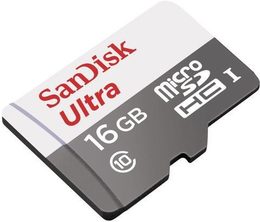 Paměťová karta Sandisk Micro SDHC Ultra 16GB UHS-I U1 (48R/48W)